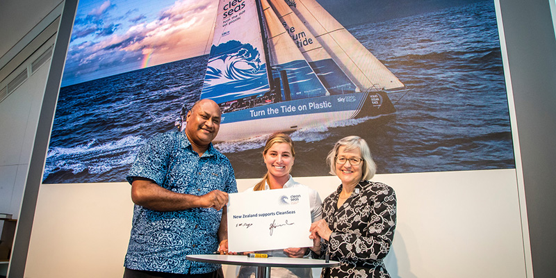 Clean Seas, Pledge Signing, New Zealand, UN Enviroment