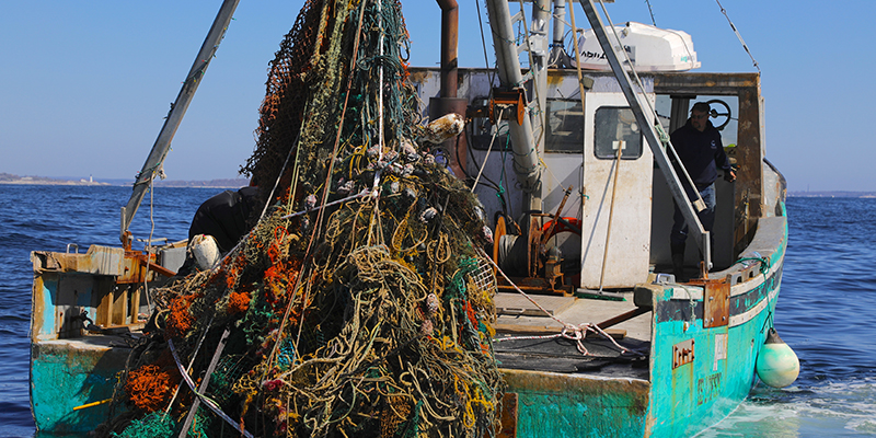 GHOSTS ALDFG ABANDONED LOST AND DISCARDED TRAWLING FISHING TRAWLERS NETS  PLASTICS ENTERS OCEAN POLLUTION ONE MILLION TONS A YEAR FISHERMEN CRIMINALS  NETTING GEAR ROPES IS KILLING WHALES MARINE MAMMALS REPTILES TURTLES SEALS