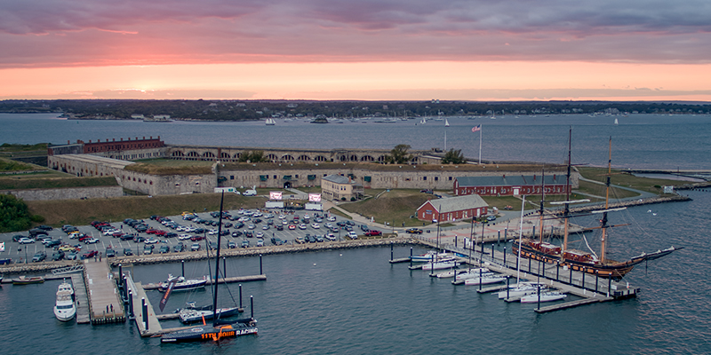 11th Hour Racing Team, Newport, RI, Fort Adams, homecoming event, sail newport, newportFILM. Credit: Sean McVeigh | 11th Hour Racing