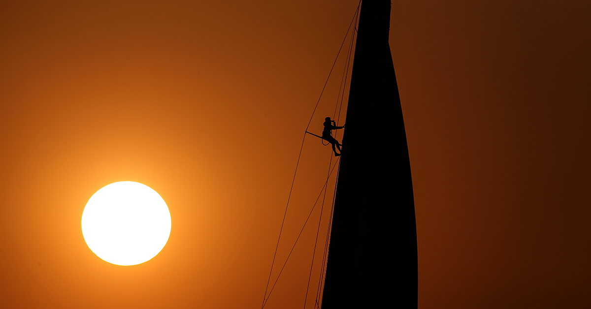 The finish of Leg Two of The Ocean Race Europe, from Cascais, Portugal, to Alicante, Spain. © Sailing Energy/The Ocean Race